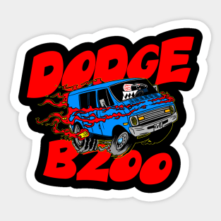 B200 Dodge Van by Crazy Tate Sticker